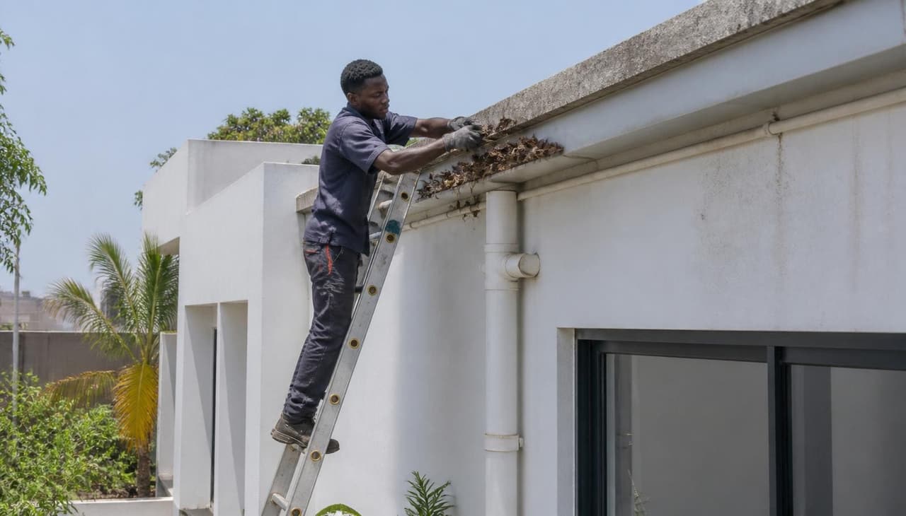 Curage gouttières et évacuation eaux pluviales Dakar
